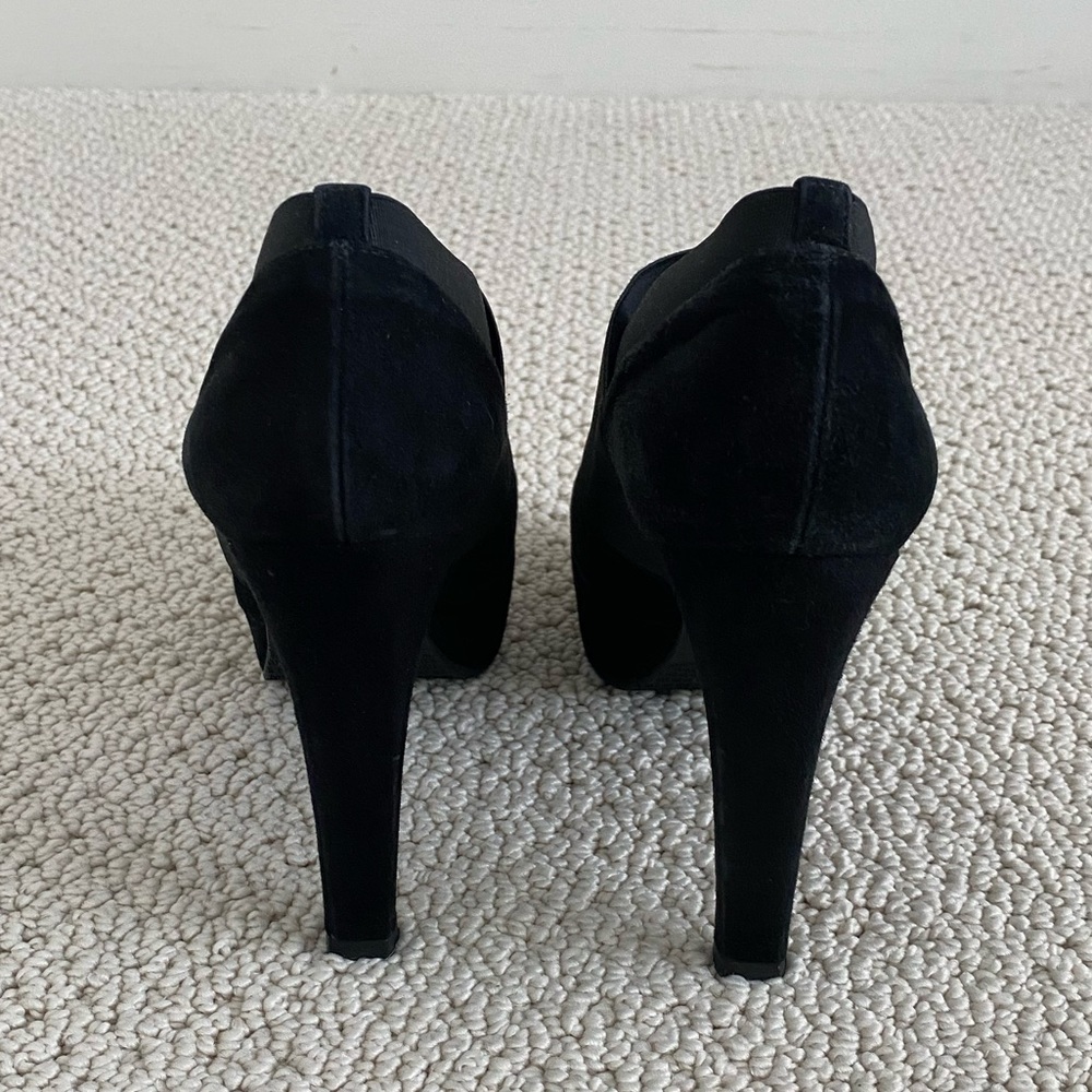 Stuart Weizman Suede Platform Booties - image 5